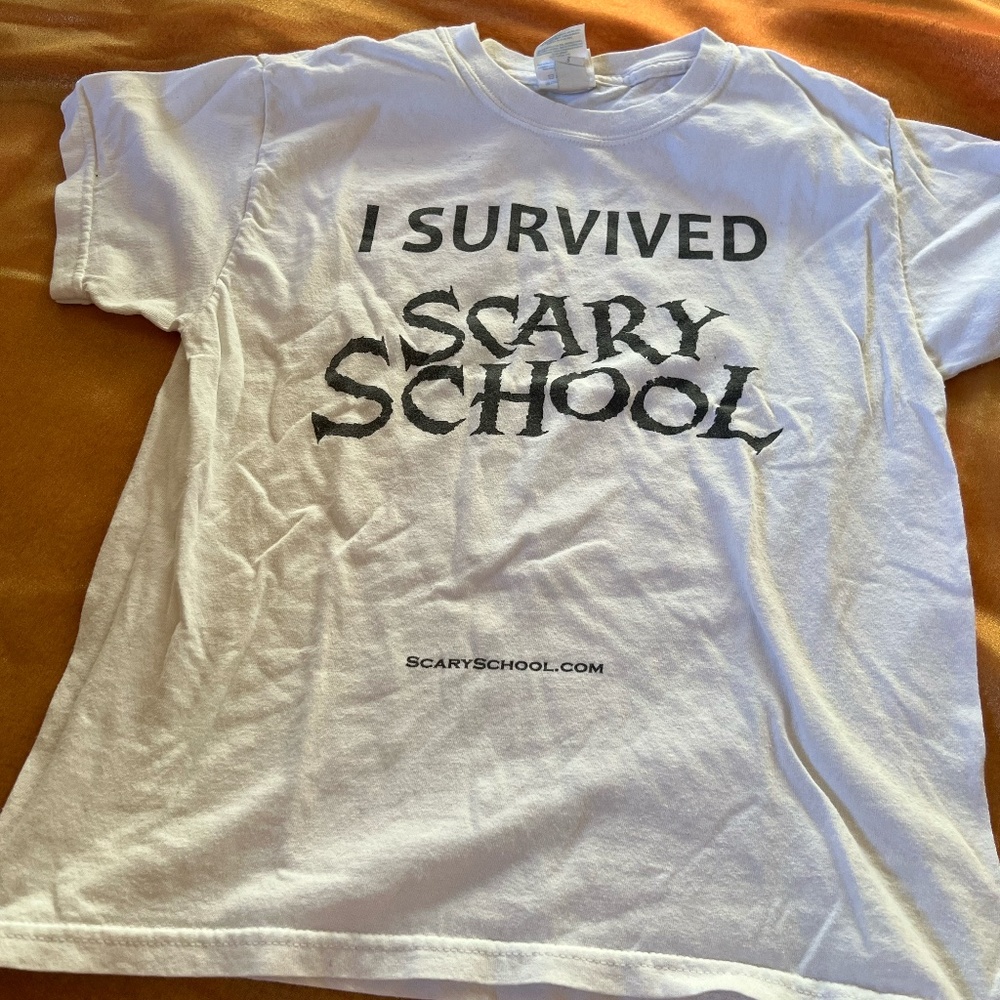 Vintage "I Survived Scary School" T Shirt